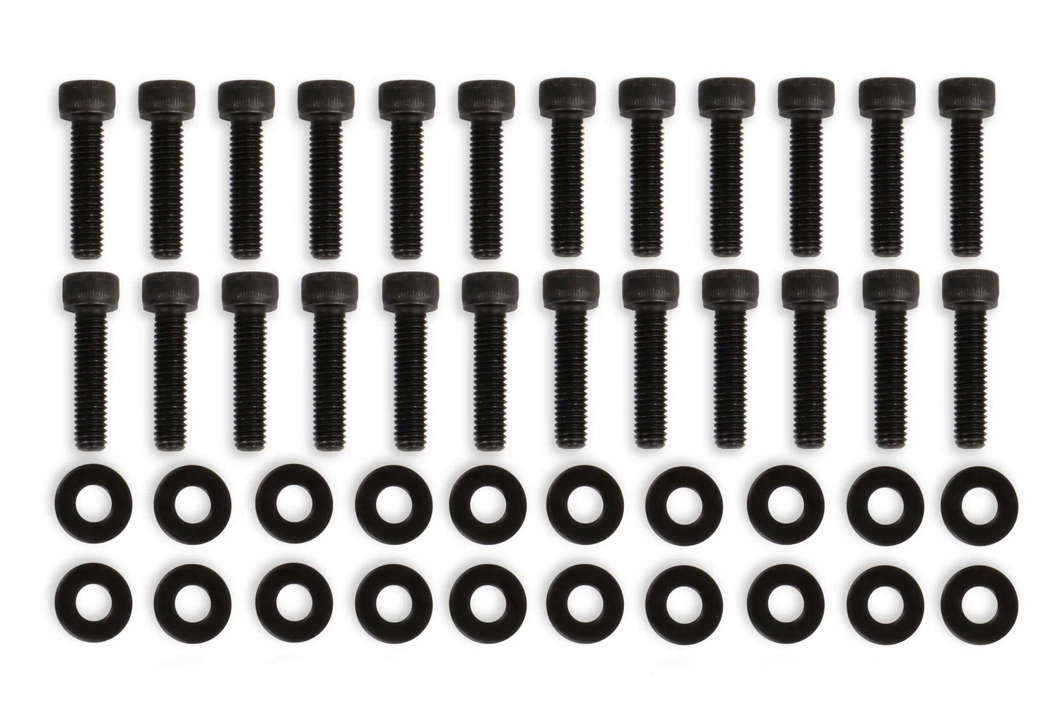 Mr. Gasket Fabricated Valve Cover Hardware - Black - 68502BG